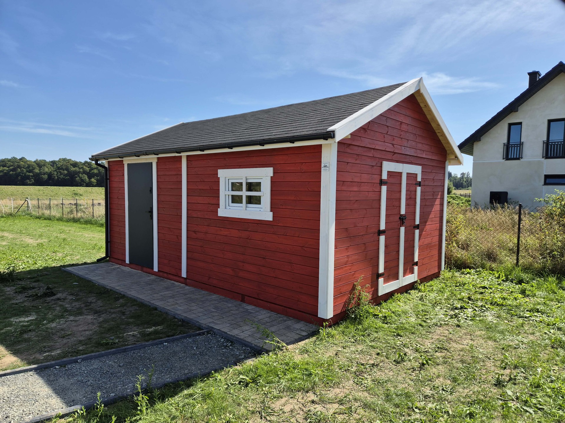 Domek narzędziowy w stylu skandynawskim NORDIC 4 × 6 m
